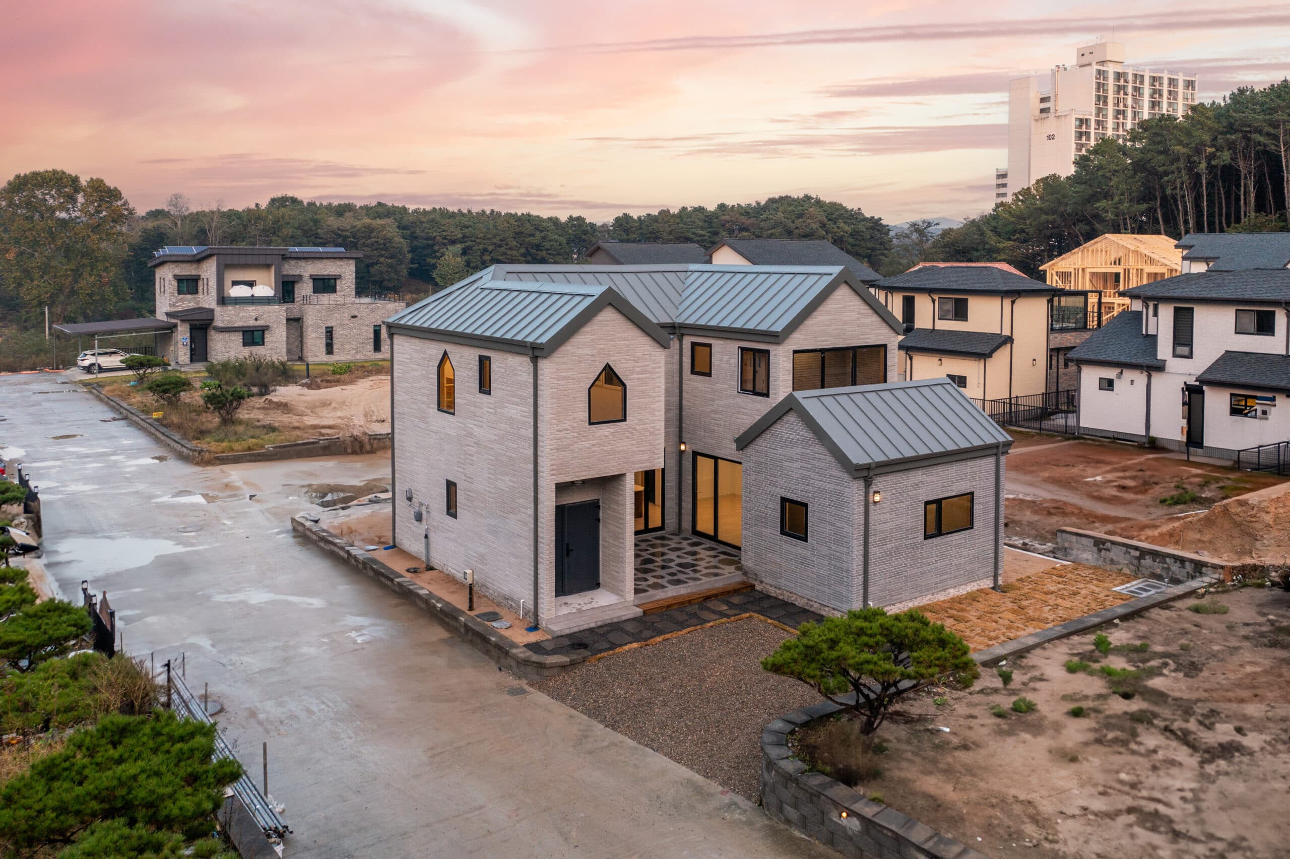 여주 현암동 중정형주택